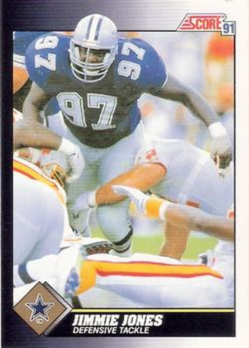 #503 Jimmie Jones - Dallas Cowboys - 1991 Score Football