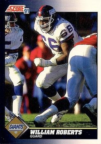 #506 William Roberts - New York Giants - 1991 Score Football