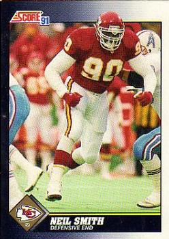 #507 Neil Smith - Kansas City Chiefs - 1991 Score Football