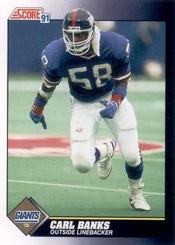 #518 Carl Banks - New York Giants - 1991 Score Football