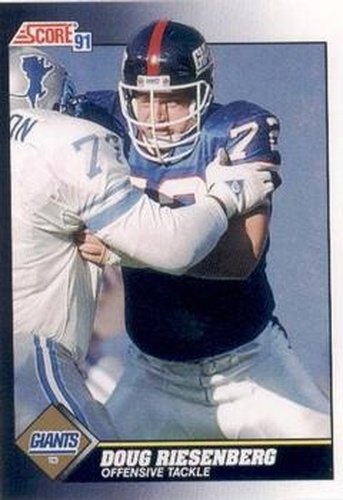 #531 Doug Riesenberg - New York Giants - 1991 Score Football
