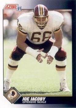 #532 Joe Jacoby - Washington Redskins - 1991 Score Football