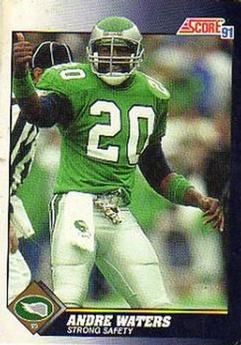 #536 Andre Waters - Philadelphia Eagles - 1991 Score Football