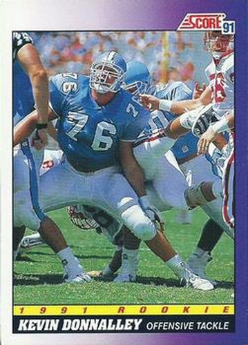 #607 Kevin Donnalley - North Carolina Tar Heels / Houston Oilers - 1991 Score Football