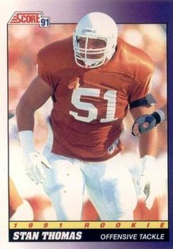 #609 Stan Thomas - Texas Longhorns / Chicago Bears - 1991 Score Football