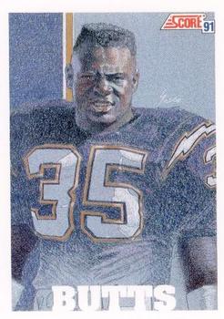 #628 Marion Butts - San Diego Chargers - 1991 Score Football