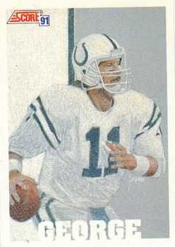 #630 Jeff George - Indianapolis Colts - 1991 Score Football