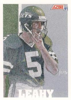 #636 Pat Leahy - New York Jets - 1991 Score Football