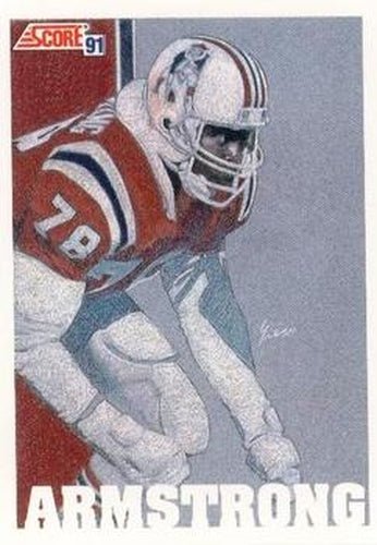 #640 Bruce Armstrong - New England Patriots - 1991 Score Football