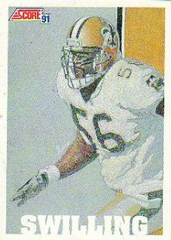 #644 Pat Swilling - New Orleans Saints - 1991 Score Football