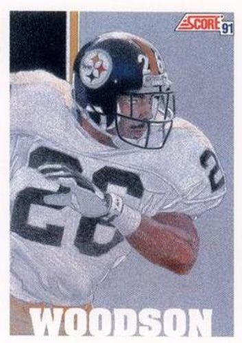 #646 Rod Woodson - Pittsburgh Steelers - 1991 Score Football