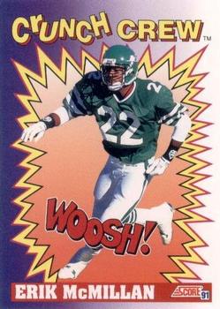 #649 Erik McMillan - New York Jets - 1991 Score Football