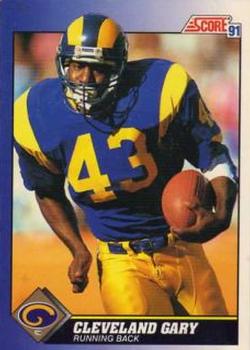 #64 Cleveland Gary - Los Angeles Rams - 1991 Score Football