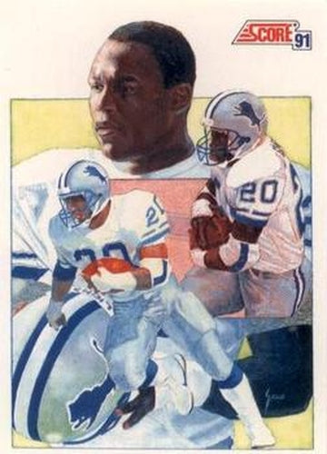 #663 Barry Sanders - Detroit Lions - 1991 Score Football