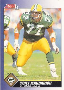 #84 Tony Mandarich - Green Bay Packers - 1991 Score Football
