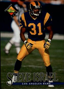 #327 Steve Israel - Los Angeles Rams - 1994 Pro Line Live Football