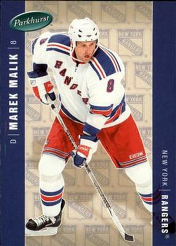 #327 Marek Malik - New York Rangers - 2005-06 Parkhurst Hockey