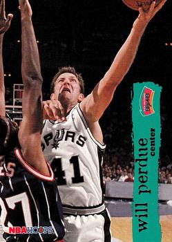 #327 Will Perdue - San Antonio Spurs - 1995-96 Hoops Basketball