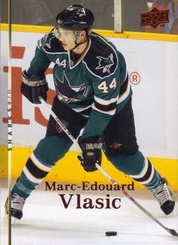 #327 Marc-Edouard Vlasic - San Jose Sharks - 2007-08 Upper Deck Hockey