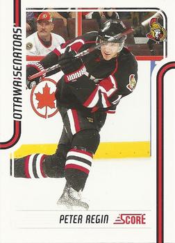 #327 Peter Regin - Ottawa Senators - 2011-12 Score Hockey