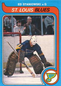 #327 Ed Staniowski - St. Louis Blues - 1979-80 O-Pee-Chee Hockey