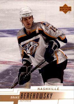 #327 Drake Berehowsky - Nashville Predators - 2000-01 Upper Deck Hockey