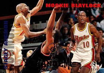 #327 Mookie Blaylock / Stacey Augmon - Atlanta Hawks - 1994-95 Stadium Club Basketball
