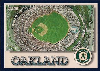 #327 Oakland Athletics - Oakland Athletics -1994 Score Baseball