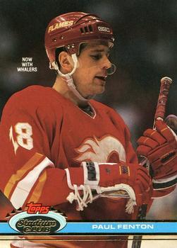 #327 Paul Fenton - Hartford Whalers - 1991-92 Stadium Club Hockey