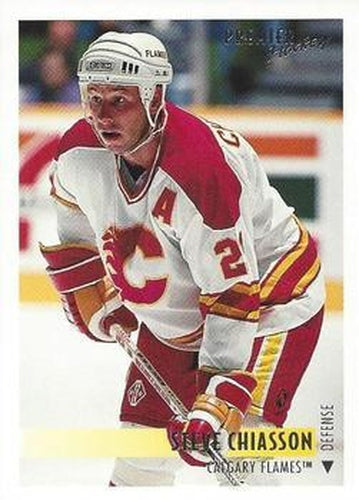 #327 Steve Chiasson - Calgary Flames - 1994-95 Topps Premier Hockey