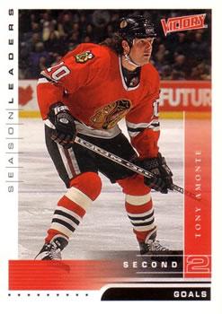 #327 Tony Amonte - Chicago Blackhawks - 1999-00 Upper Deck Victory Hockey