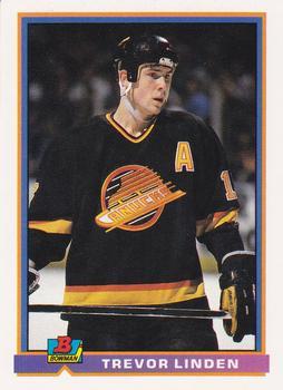 #327 Trevor Linden - Vancouver Canucks - 1991-92 Bowman Hockey