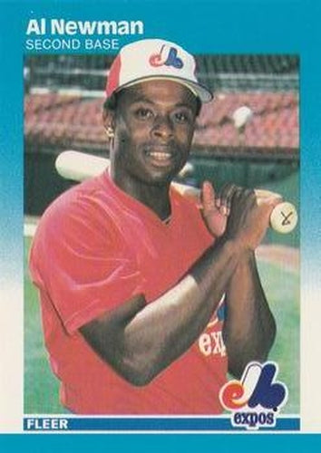 #327 Al Newman - Montreal Expos - 1987 Fleer Baseball