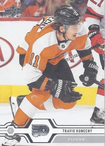 #327 Travis Konecny - Philadelphia Flyers - 2019-20 Upper Deck Hockey