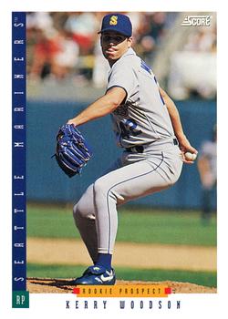#327 Kerry Woodson - Seattle Mariners - 1993 Score Baseball