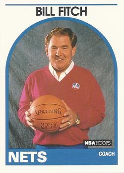 #327 Bill Fitch - New Jersey Nets - 1989-90 Hoops Basketball