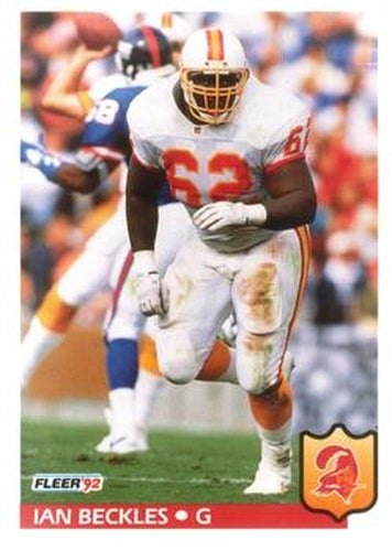 #401 Ian Beckles - Tampa Bay Buccaneers - 1992 Fleer Football