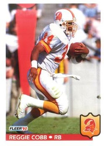 #403 Reggie Cobb - Tampa Bay Buccaneers - 1992 Fleer Football