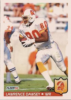 #404 Lawrence Dawsey - Tampa Bay Buccaneers - 1992 Fleer Football