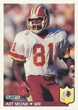 #427 Art Monk - Washington Redskins - 1992 Fleer Football