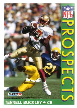#435 Terrell Buckley - Florida State Seminoles - 1992 Fleer Football