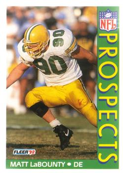 #440 Matt LaBounty - Oregon Ducks - 1992 Fleer Football