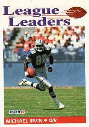 #455 Michael Irvin - Dallas Cowboys - 1992 Fleer Football