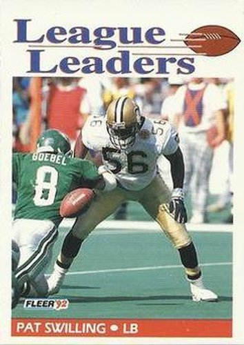 #461 Pat Swilling - New Orleans Saints - 1992 Fleer Football