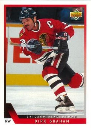 #328 Dirk Graham - Chicago Blackhawks - 1993-94 Upper Deck Hockey