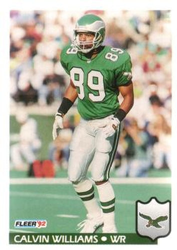 #328 Calvin Williams - Philadelphia Eagles - 1992 Fleer Football