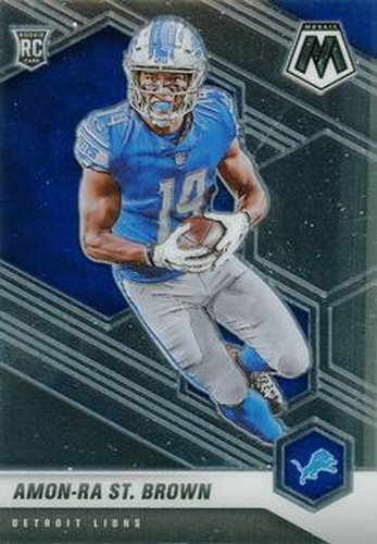 #328 Amon-Ra St. Brown - Detroit Lions - 2021 Panini Mosaic Football