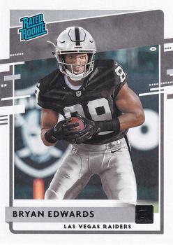 #328 Bryan Edwards - Las Vegas Raiders - 2020 Donruss Football