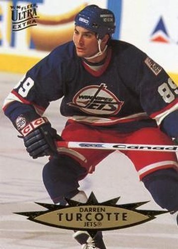 #328 Darren Turcotte - Winnipeg Jets - 1995-96 Ultra Hockey