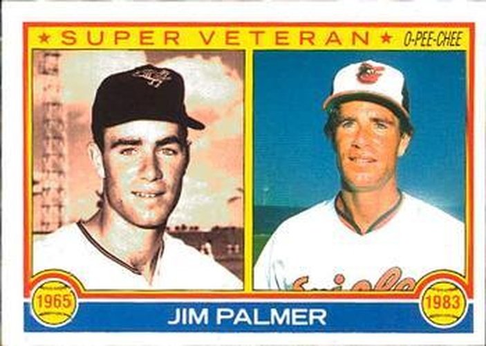 #328 Jim Palmer - Baltimore Orioles - 1983 O-Pee-Chee Baseball